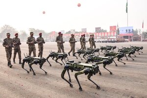 Robotic mules dazzle spectators at Indian Army Day celebrations in Pune