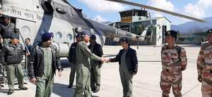 Eastern Air Command Chief Air Marshal Mathur visits ziro ALG