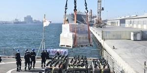  INS Tarkash brings medical oxygen consignment from Kuwait and Saudi Arabia