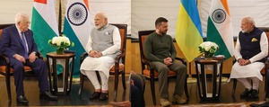 At UNGA summit, Prime Minister Narendra Modi meets Ukraine’s Volodymyr Zelenskyy and Palestine’s Mahmoud Abbas