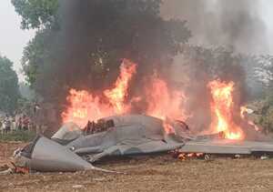 Indian Air Force MiG-29 crashes near Agra, pilot ejects safely