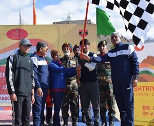 Fire & Fury Corps organises “Run For Unity” at Leh and Kargil 