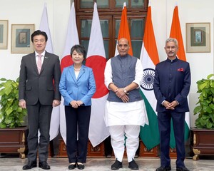 In New Delhi, India and Japan hold 2+2 ministerial meeting, vow to further bolster strategic ties