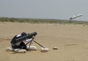 DRDO successfully test-fires man-portable anti-tank guided missile